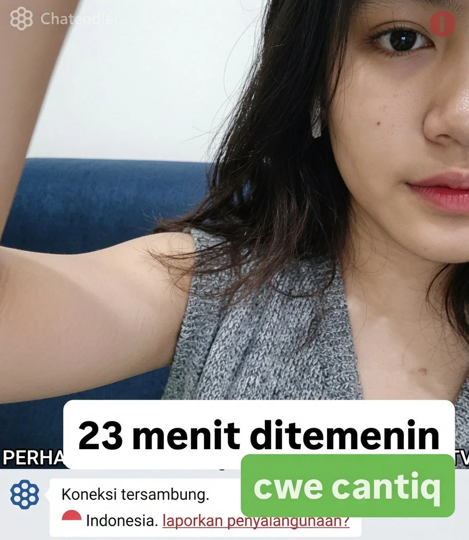 23 menit ditemenin cewek cantik dan mulus